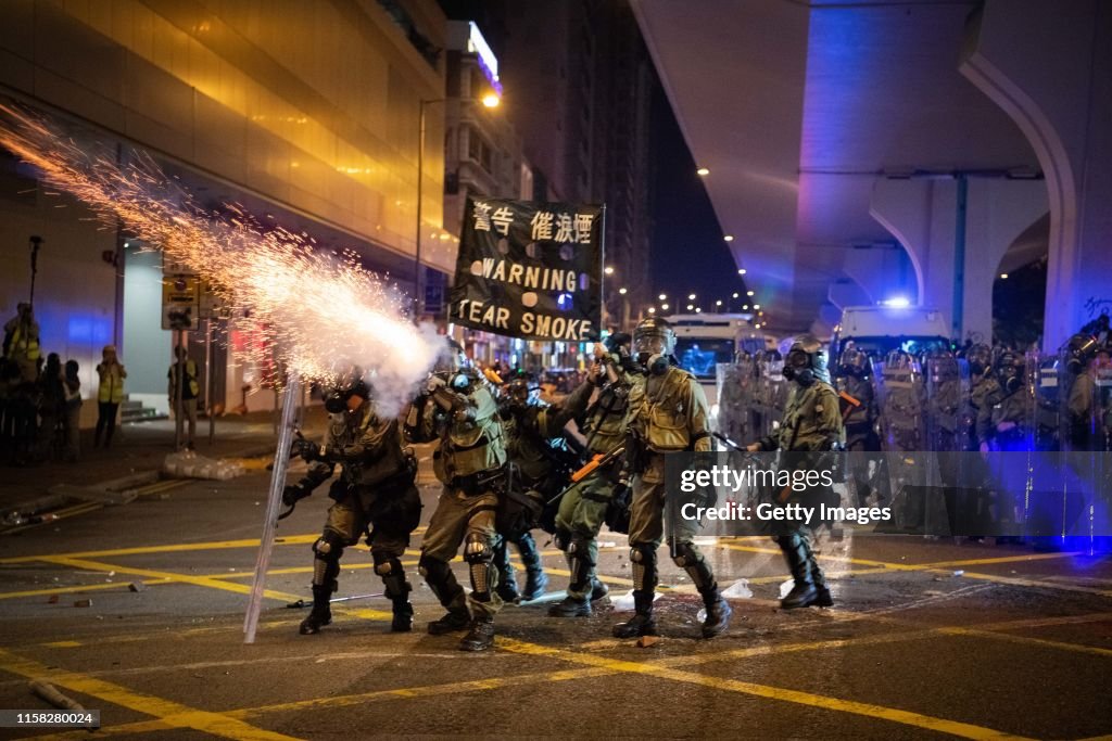 Violence Continues During Anti-Extradition Protests In Hong Kong