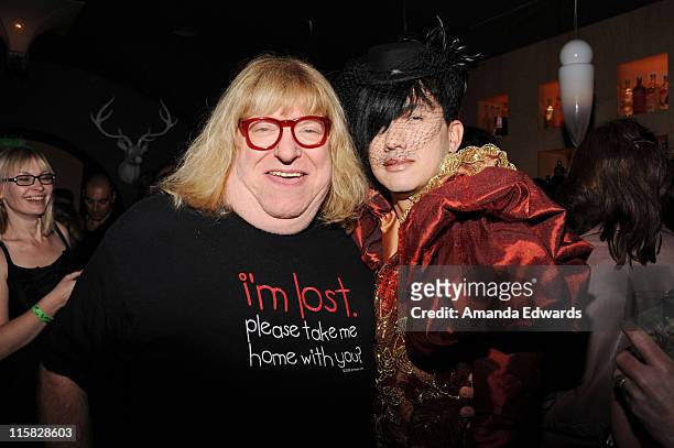 Actor Bruce Vilanch and designer Bobby Trendy attend the after-party for "Oy Vey! My Son Is Gay!" at Vermont on October 22, 2009 in Los Angeles,...