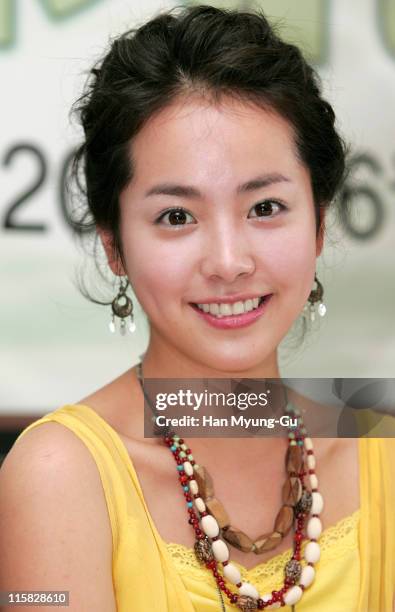 Han Ji-Min during "The Other Life" KBS Drama - Seoul Press Conference at Seoul Press Center in Seoul City, Seoul, South Korea.