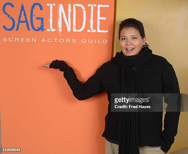 Actress Misty Upham attends the SAG Indie Brunch at the Cafe Terigo during the 2008 Sundance Film Festival on January 20, 2008 in Park City, Utah.