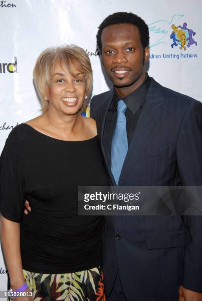 Gale Mitchell and Pras of 'The Fugees' during Billboard Presents: Children Uniting Nations Oscar Celebration Dinner and After Party - Arrivals at The...