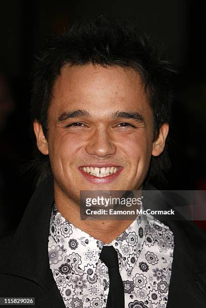 Gareth Gates attends 'The Bank Job' World Premiere at the Odeon West End on February 18, 2008 in London, England.
