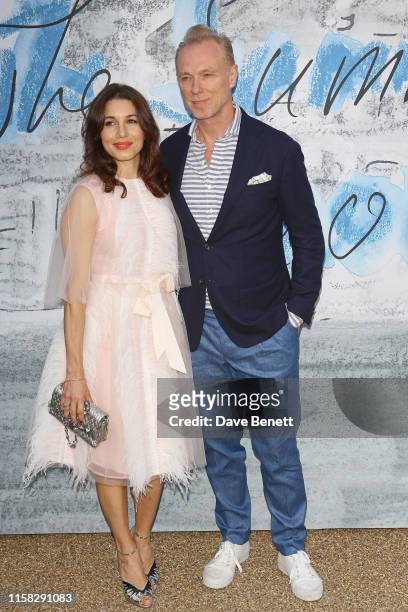 Lauren Barber and Gary Kemp attend The Summer Party 2019, presented by Serpentine Galleries & Chanel, and hosted by Michael R. Bloomberg, Hans Ulrich...
