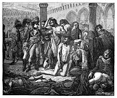 Bonaparte Visits the Plague Stricken in Jaffa by Antoine-Jean Gros - 19th Century
