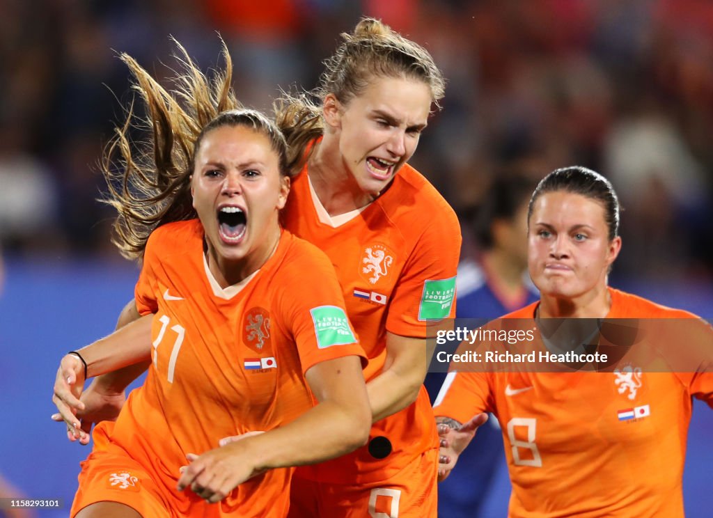 Netherlands v Japan: Round Of 16  - 2019 FIFA Women's World Cup France