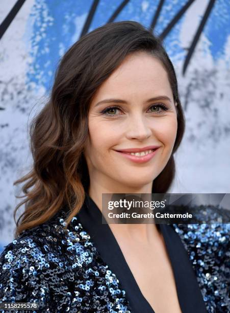 Felicity Jones attends The Summer Party 2019, Presented By Serpentine Galleries And Chanel, at The Serpentine Gallery on June 25, 2019 in London,...