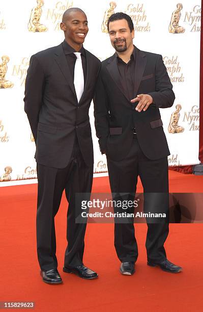 Mehcad Brooks and Ricardo Chavira during 45th Monte Carlo Television Festival - Closing Award Ceremony at Grimaldi Forum in Monte Carlo, Monaco.