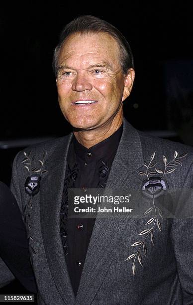Glen Campbell during 2004 Annual Coyote Moon Gala at Museum Of The American West in Los Angeles, California, United States.
