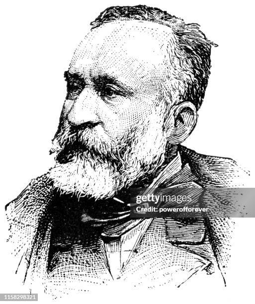 pierre puvis de chavannes - 19th century - pierre puvis de chavannes stock illustrations