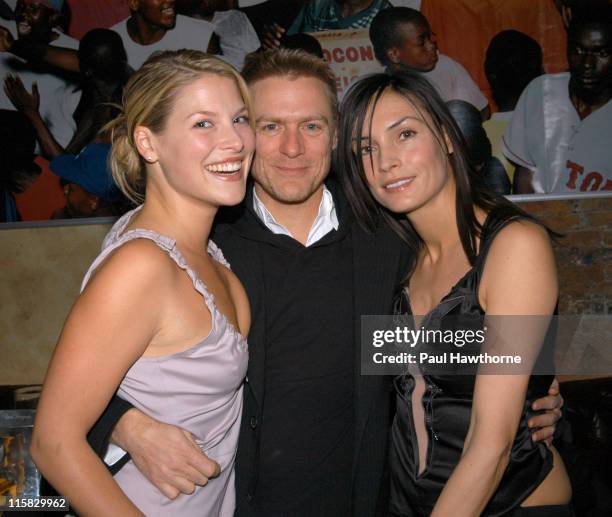 Ali Larter, Bryan Adams and Famke Janssen during Sugar & Spice - Step Up's Second Annual Holiday Benefit Hosted By Ali Larter and Karen Lauder- New...