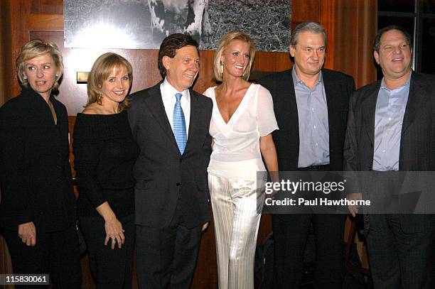 Tina Brown, Katie Couric, Peter Price, Sandra Lee, Jack Kliger and Harvey Weinstein