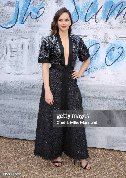 Felicity Jones attends The Summer Party 2019 Presented By Serpentine Galleries And Chanel at The Serpentine Gallery on June 25, 2019 in London,...