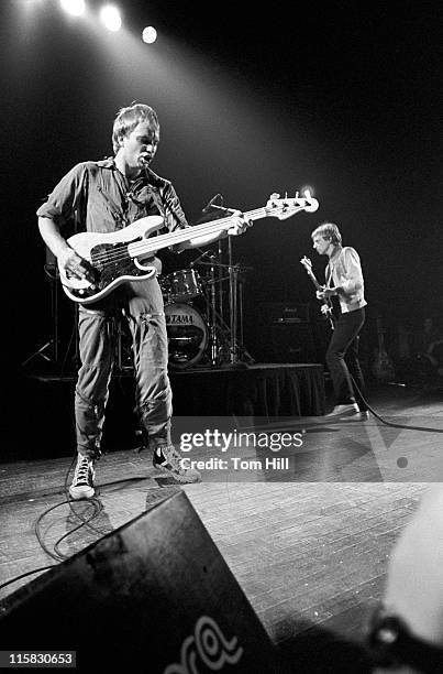 Bassist/singer Sting and guitarist Andy Summers of the Police perform at The Agora Ballroom on April 27, 1979 in Atlanta, Georgia.