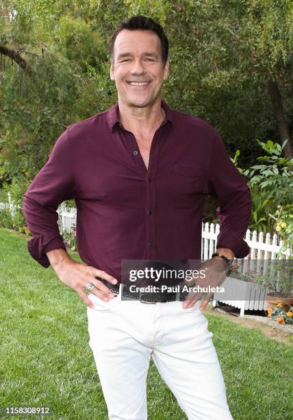 Actor David James Elliott visits Hallmark's "Home & Family" at Universal Studios Hollywood on June 25, 2019 in Universal City, California.
