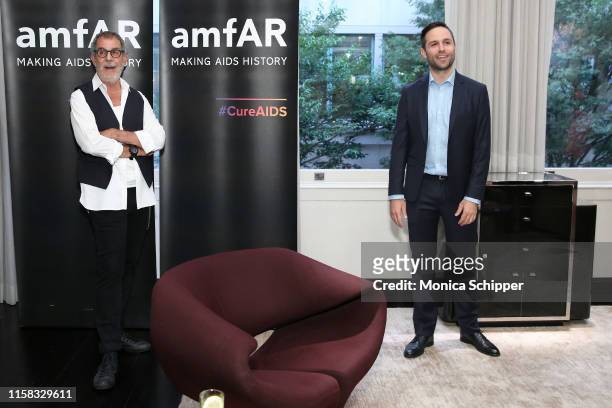 Photographer Robert Whitman and artist Tyler Loftis speak at Prince Reimagined: Private Charity Event for amfAR The Foundation for AIDS Research /...