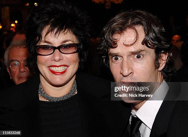 Ruby Wax and Rupert Everett during Chain of Hope Autumn Ball at Dorchester Hotel in London, Great Britain.