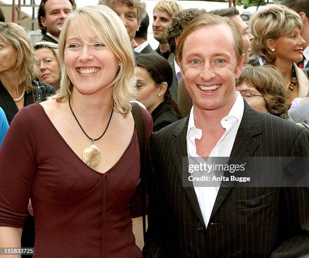 Catharina Deus and Wilfried Hochholdinger during "Dreigroschenoper" Berlin Premiere at Admiralspalast in Berlin, Berlin, Germany.