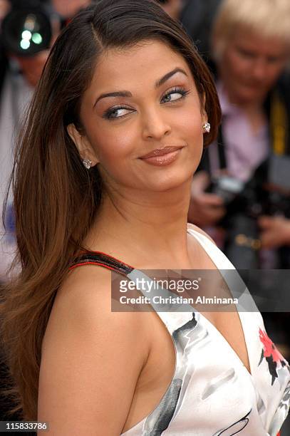 Aishwarya Rai during 2005 Cannes Film Festival - "Match Point" Premiere in Cannes, France.