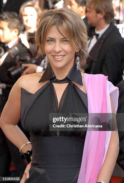 Corinne Touzet during 2005 Cannes Film Festival - "The Three Burials of Melquiades Estrada" Premiere in Cannes, France.