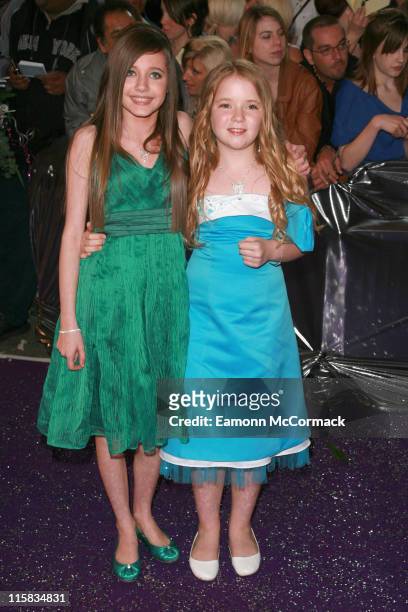 Madelaine Duggan and Lorna Fitzgerald during British Soap Awards  Red Carpet Arrivals at BBC Television Centre in London, Great Britain.
