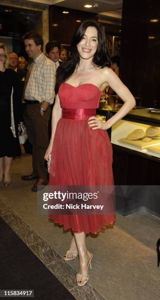 Jaime Murray during Tiffany & Co - Store Relaunch Party at Tiffany & Co, Old Bond Street in London, Great Britain.