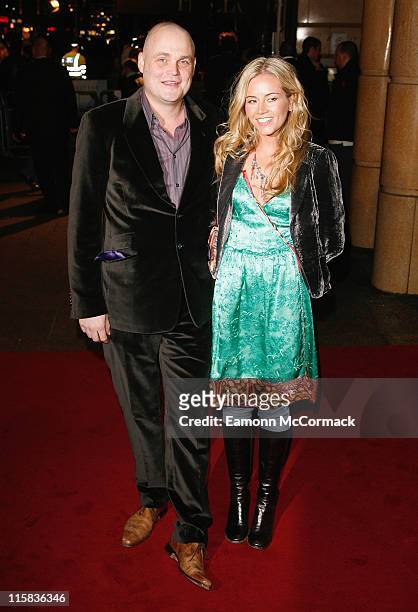 Al Murray and guest attend The Bucket List film premiere held at the Vue West End on January 23, 2008 in London, England.