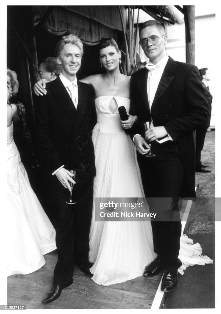 The 7th Annual White Tie and Tiara Ball to Benefit the Elton John Aids Foundation in Association with Chopard - Black And White