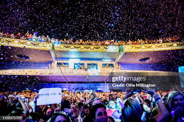 The crowd enjoying the atmosphere during Cowboys & Angels: An Evening Celebrating the Life and Music of George Michael on what would have been his...