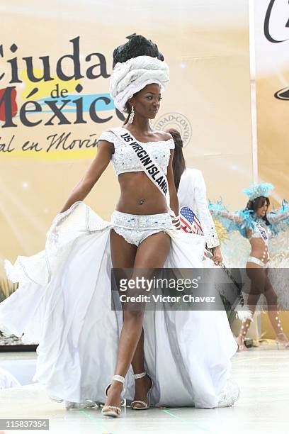 Renata Christian, Miss Universe US Virgin Islands 2007 wearing national costume