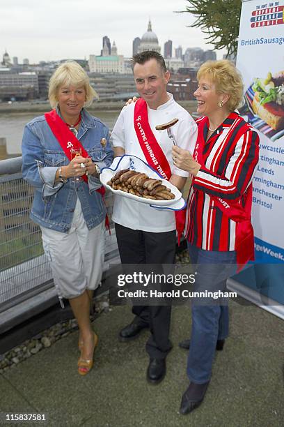 Carol Thatcher, Gary Rhodes and Christine Hamilton