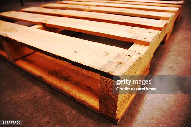 box pallet2 - palette stock pictures, royalty-free photos & images