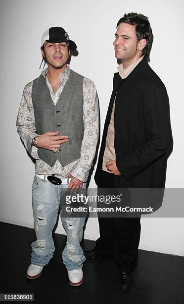 Abs Breen and Scott Robinson during Sound Bar - Restaurant & Nightclub - VIP Launch Party in London.