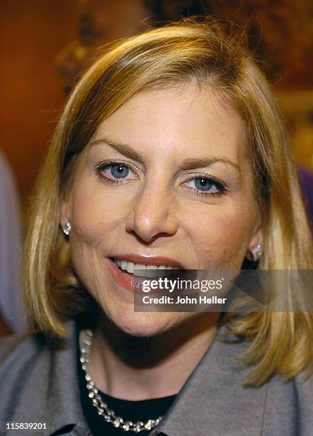 Dawn Ostroff, president UPN during "Girlfriends" Celebrates Its 100th Episode at Paramount Studios in Hollywood, California, United States.