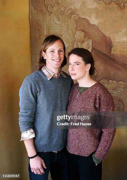 Kip Pardue and Robin Weigert during 2005 Sundance Film Festival - SAG Indie Brunch at Cisero's in Park City, Utah, United States.