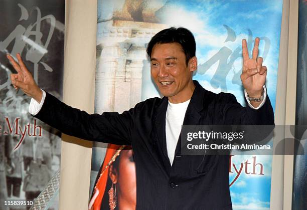 Tony Leung Ka-fai Ka Fai during 2005 Cannes Film Festival - "The Myth" Photocall at Majestic Hotel in Cannes, France.