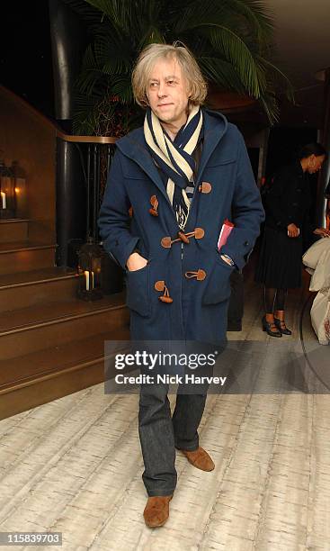 Sir Bob Geldof during Virgin Unite host End Fistula Fundraising event - Inside at Nobu Berkeley in London, Great Britain.