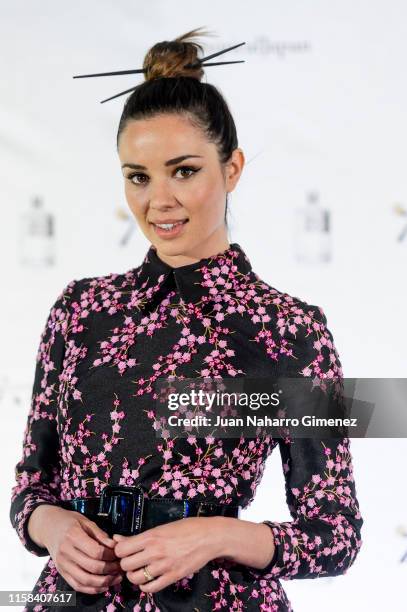 Dafne Fernandez attends to a breaking-new gastronomic proposal with Roku Gin based on KonMari method on June 26, 2019 in Madrid, Spain.