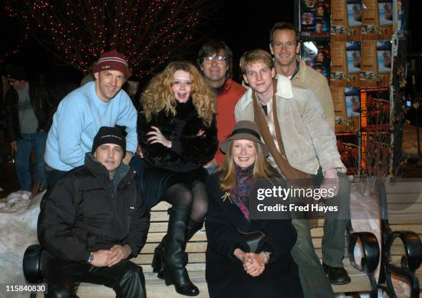 Producer Anthony Edwards, Jason Priestley, Natasha Lyonne, director Mark Rucker, Frances Conroy, Stark Sands and producer Dante Di Loreto