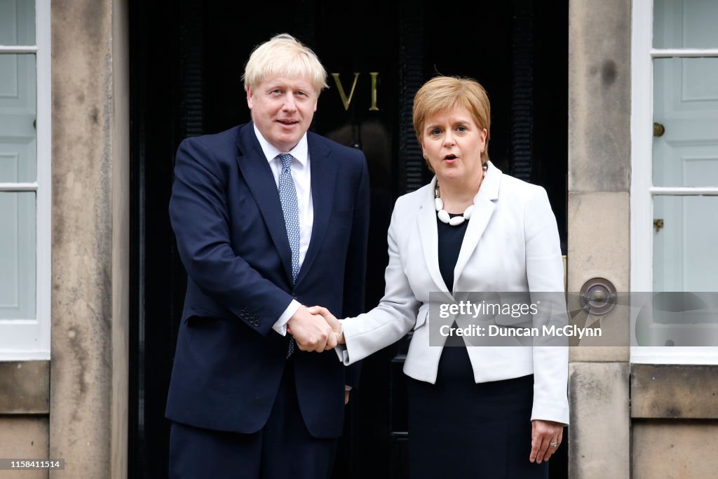 PM Boris Johnson Visits Scotland To Pledge New Funding For Devolved Nations