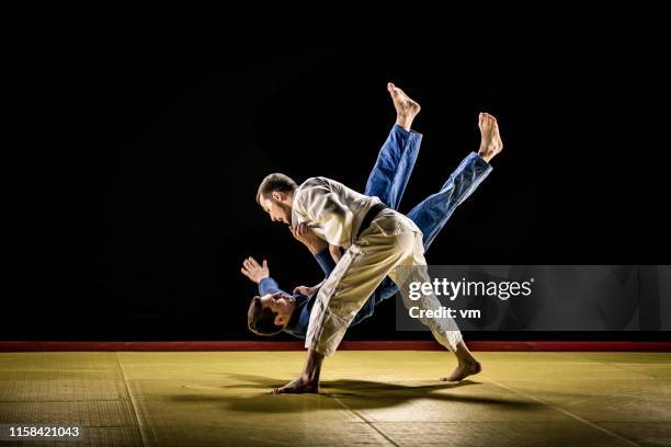 judo gooien - judo stockfoto's en -beelden