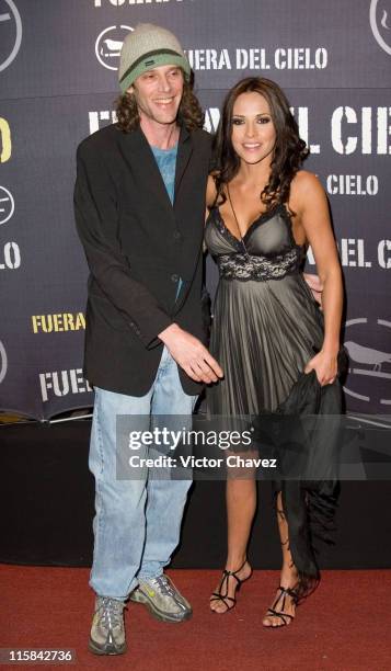 Alejandro Marcovich and Elizabeth Cervantes during "Fuera Del Cielo" Mexico City Premiere - Red Carpet at Cinemex Antara in Mexico City, Mexico City,...