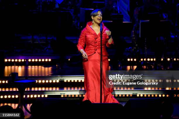 Singer Patti Austin performs at The 2008 Jazz at Lincoln Center "Spring Swing" Gala May 28, 2008 in New York City.