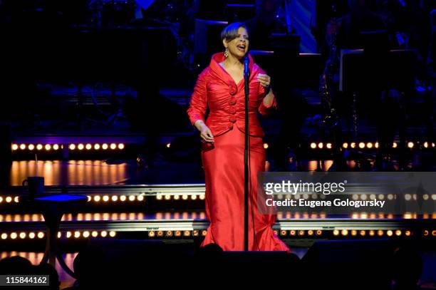 Singer Patti Austin performs at The 2008 Jazz at Lincoln Center "Spring Swing" Gala May 28, 2008 in New York City.