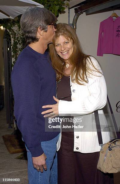 Eric Roberts and Eliza Roberts during Animal Alliance Holiday Shopping Party at Private Residence in Beverly Hills, California, United States.