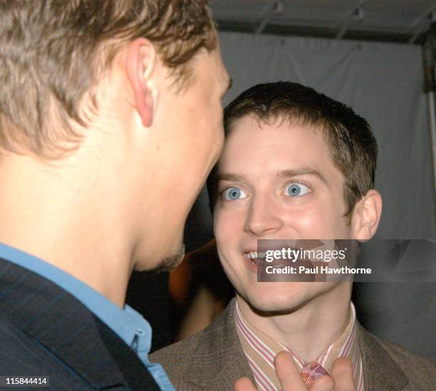 Isaac Hanson and Elijah Wood during "The Lord of The Rings: The Return of The King" Special Screening - New York at AMC Empire in New York City, New...