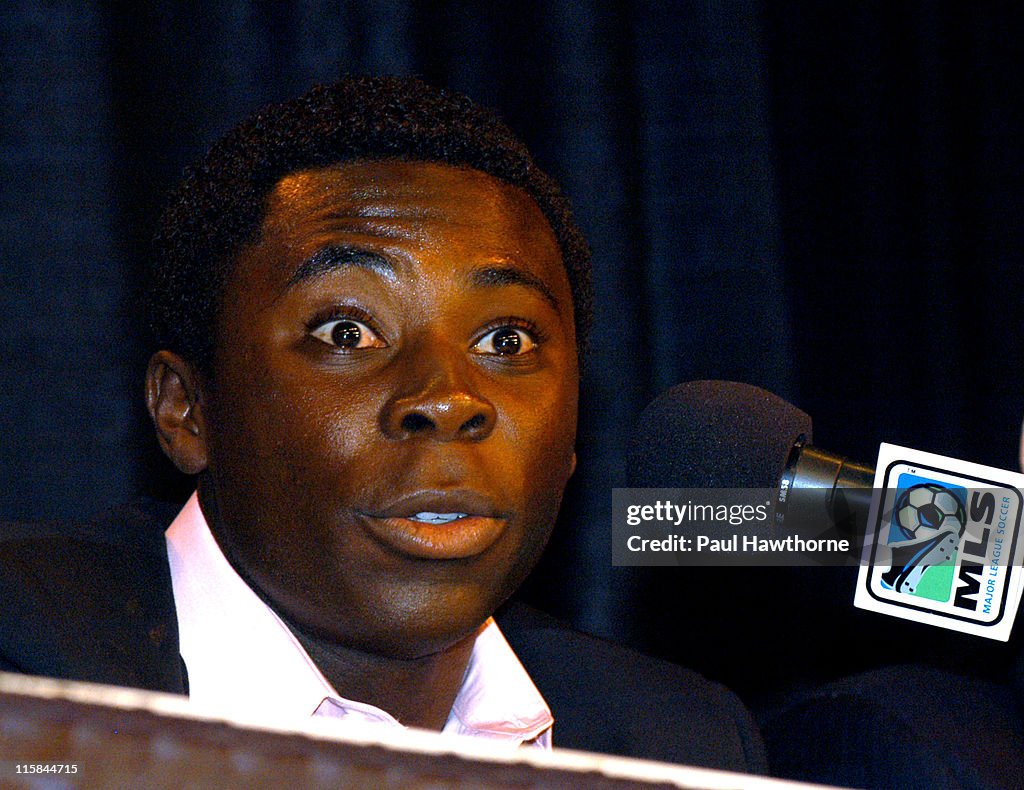 Freddy Adu, 14 Year Old Soccer Phenom Signs Multi Year Deal with Major League Soccer - News Conference