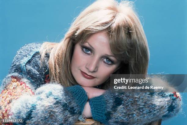 Welsh singer Bonnie Tyler, Paris, January 1979