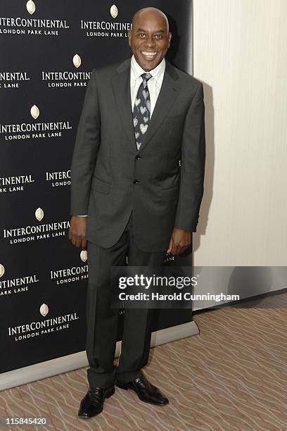 Ainsley Harriott during InterContinental London Park Lane Re-launch Gala - Inside Arrivals at InterContinental Hotel in London, Great Britain.