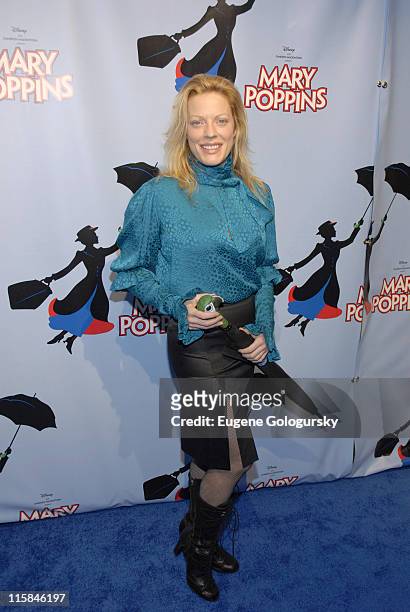 Sherie Rene Scott during "Mary Poppins" Broadway Opening Night at the New Amsterdam Theatre - Arrivals - November 16, 2006 at New Amsterdam Theatre...