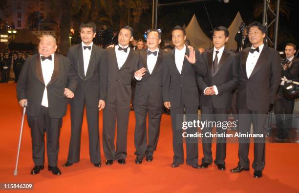 Wong Tim Lam, Lam Ka Tung, Tony Leung Ka-fai Ka Fai, Director Johnnie To, Simon Yam, Lois Koo and Producer Dennis Law